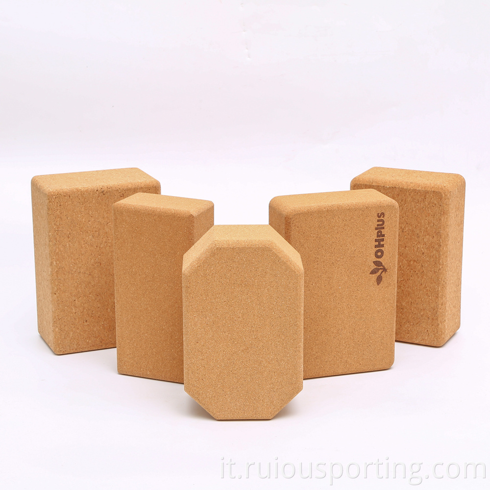 original wholesale yoga blocks cork